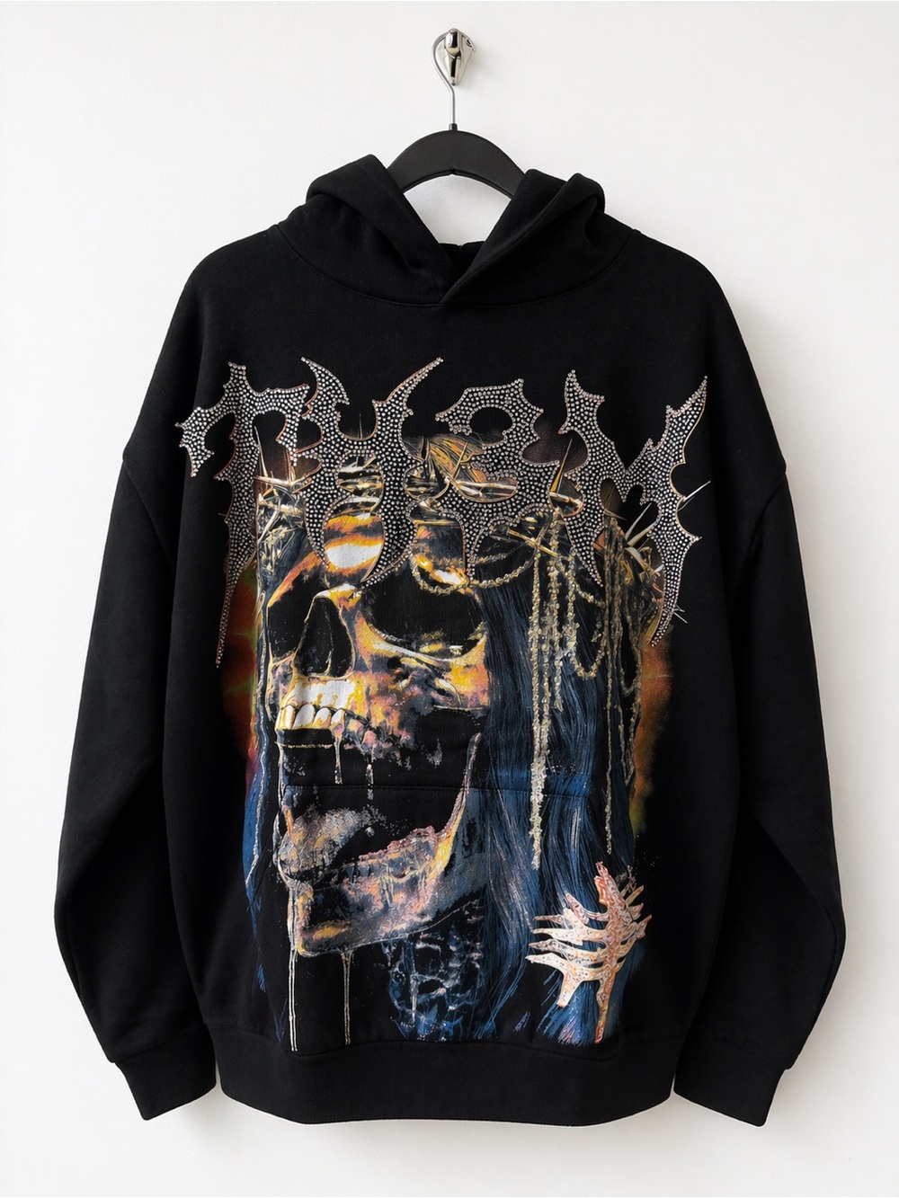 Lost Hills Graphic Hoodie with Metallic Accent